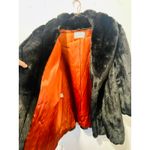 Jordache Black Faux Fur Vintage 1980s Made in USA Faux Fur Jacket sz Medium Photo 7