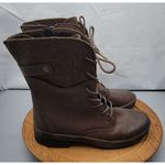 Jambu Encore Hemlock Brown Vegan Leather Felt Floral Embroidered Winter Boots 9 Photo 6