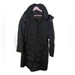 Marc New York  quilted coat feather down mid length‎ jacket removable collar Photo 1