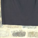 Ecru  Black Pull On Pencil Skirt Woman's‎ Small Business Career Stretch Scuba Photo 2