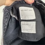 Helmut Lang  NWT Black Cut Off Short in Worn Tinted Black Size 25 Photo 3