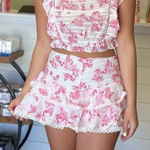 The Vintage Shop Pink and white dress top Photo 0