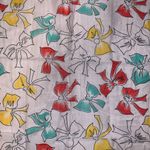 Albert Nipon colorful bow print square scarf White Photo 2