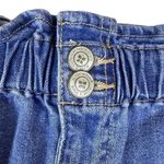 Altar'd State Paperbag High Rise Denim Shorts 29 Flip Raw Hem Medium Wash Photo 1