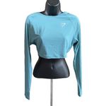 Gymshark Women's Long Sleeve Top Size S Blue Photo 1