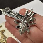 Lot Of 2 Christmas Holiday Brooch Pins Reindeer / Candle 1 Signed Gerry’s Photo 5