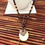 Liz Claiborne  Multi Color Beaded Long Necklace Photo 1