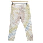 Anthropologie Pilcro Slim Boyfriend Crop Tie Dye Jeans Size 29 NEW Photo 7