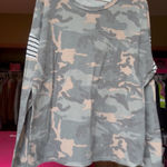 Camo long sleeve blouse Gray Size XL Photo 0