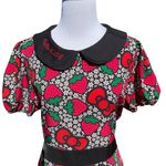Hello Kitty  x Smak Parlour Rare  Limited Edition Mini Strawberry Floral Dress L Photo 6