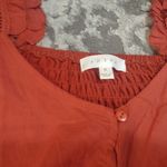 ADIVA Eyelet Tank Top Orange Size M Photo 2