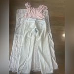 90's Boyfriend High Waist Jeans size 4 and floral shirt size M Pink Photo 2