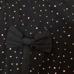 Yumi Kim Yumi Black Bow Dress w/ Gold Polka Dots Photo 1