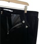 Good American Black Velvet Flare Pant Plus Size 3XL Holiday Cocktail Party Photo 3