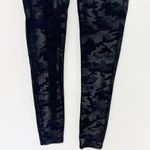 Spanx  Faux Leather Camo Leggings in Matte Black Camo Size Medium Photo 3
