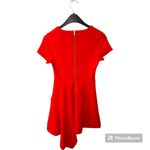 Slate + Willow • Red Drape Hem Dress Size 4 Photo 4