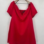 City Chic  Sweet Paradise Mini Dress Linen Off Shoulder Cherry Red Plus Womens 18 Photo 0