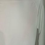 ASICS white & orange long sleeve v neck athletic top women’s size XS Photo 3