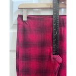 AQUA Black Red Polyester Blend Knit Lightweight Leggings Size XS Photo 5