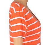 Ralph Lauren  SPORT orange with white stripes, cotton, ribbed sweater. Size XL. Photo 4