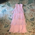 Lulus LULU’S Seriously Sensational Light Pink Strapless Tiered Maxi Dress Photo 7