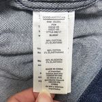 Good American Dark Wash 70s Icon Belted Cropped Denim Jacket 4 XL New Photo 9