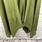 Wonderly Women’s Pointelle Knit Topper Poncho Mock Neck Olive Green One Size NWT Photo 5