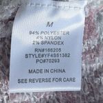 Lucky Brand  Gray and Pink Diamond Knit Sweater Size Medium EUC Photo 6