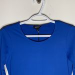 Worth Ocean Blue Open Jewel neck 3/4 sleeve top size XS Photo 2
