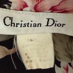 Christian Dior Vintage Silky Floral Zip Front Robe Gown Lounge Wear Size S Photo 12