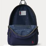 Ralph Lauren NWT Polo Flag Canvas Backpack Navy Blue Photo 2