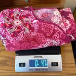 Peaches Floral Medical Scrub Top Women’s Small Mauve Pink Red Nurse Vet Cotton Photo 9