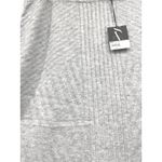 Vera Wang Simply  Sweater Knit Midi Skirt Women’s XL Stretch Light Grey Photo 2