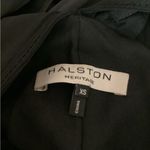 Halston Heritage  Size XS Elegant Black Maxi Dress With Front Slit. Preloved Photo 8