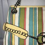 RARE UNIQUE MULTICOLOR STRIPED SHOULDER BAG Photo 2