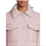 Lucky Brand  Pink Quilted Button Down Puffer Jacket W/ Detachable Hood Photo 1