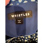 Whistles Dress Women 8 Blue Green Esme Leopard Print Asymmetric Hem Midi Preppy Photo 11