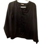 Main Strip 🌼 long sleeve black blouse Photo 0