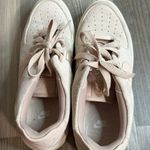 Nike Air Force 1s Light Pink Suede Sneakers Photo 2
