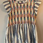 Striped Peplum Shirt Multi Photo 0