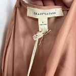 Grade & Gather  Cowl Neck Silky Top in Rose Size Small Photo 7