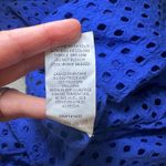 Ramy Brook cotton tie front Caya mini dress swim baithingsuit coverup blue large Photo 6