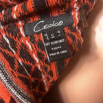 Cecico  Sweater Size S Bohemian Western Geometric Boho Fringe Vest Photo 6