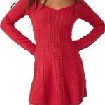Free People Small World Mini Sweater Dress in Rosemont NWOT Photo 0
