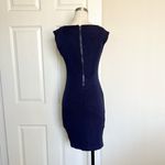 Alice + Olivia  Annabelle Dress Navy Blue Sparkly Bodycon Photo 2