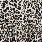 Exquise Anthropologie Cotton Blend Relaxed Leopard Tobie Shirt Dress Size XS. Brown Photo 6
