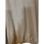 Mango Gold Metallic Long Sleeve Boat Neck Cotton Blend Blouse Women Sz S Photo 2