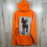 Shania Twain Queen Of Me Tour Hoodie Sweatshirt size L Orange Horse Country Size L Photo 1