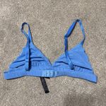 Urban Outfitters UO Out From Under Baby Blue Tiny Triangle Unlined Bralette Size S Photo 2