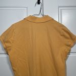 Lilly Pulitzer  Polo Shirt Womens Large Golf Casual Preppy Gold‎ Pink Trim Photo 7